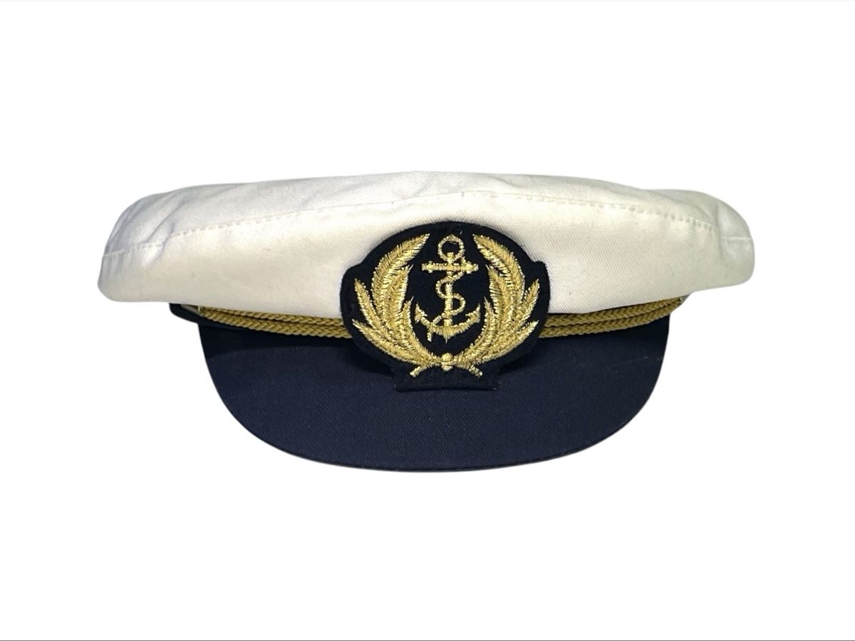 Copricapi, berretti & cappellini: Kapitänsmütze / Kappe - Comodore - Grösse 60 – Usato da Luzern venduto da woti-shop 1