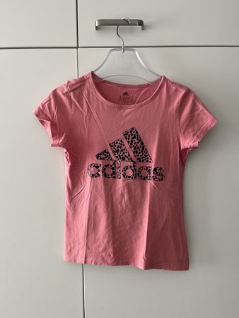 Adidas T-Shirt Pink Grösse 11-12 Jahre guter Zustand