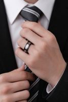 Edelstahl Fingerring Herren oder Damen Gr. 63 NEU