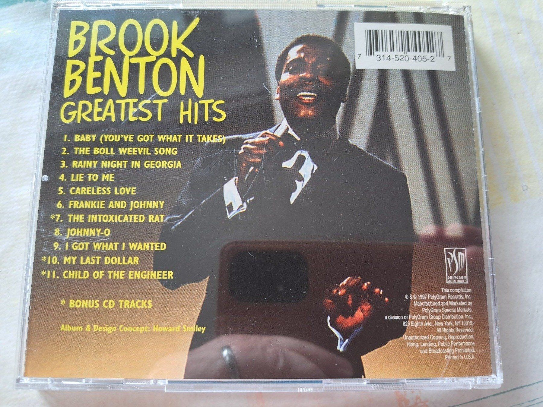 CD: Cd Brook Benton - Greatest Hits  – Usato da Pully venduto da bro_n52j 1