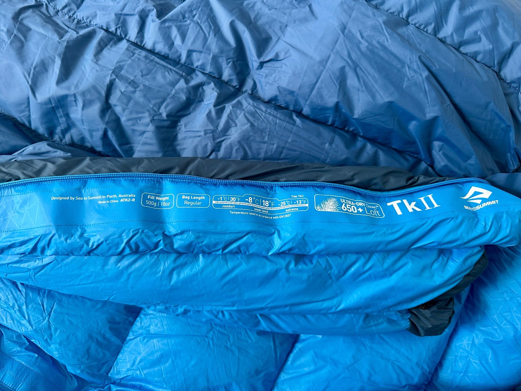 Sea to Summit Schlafsäcke: SEA TO SUMMIT Trek TKII Regular - Schlafsack – Gebraucht aus Wolfhausen von camping-outlet 4