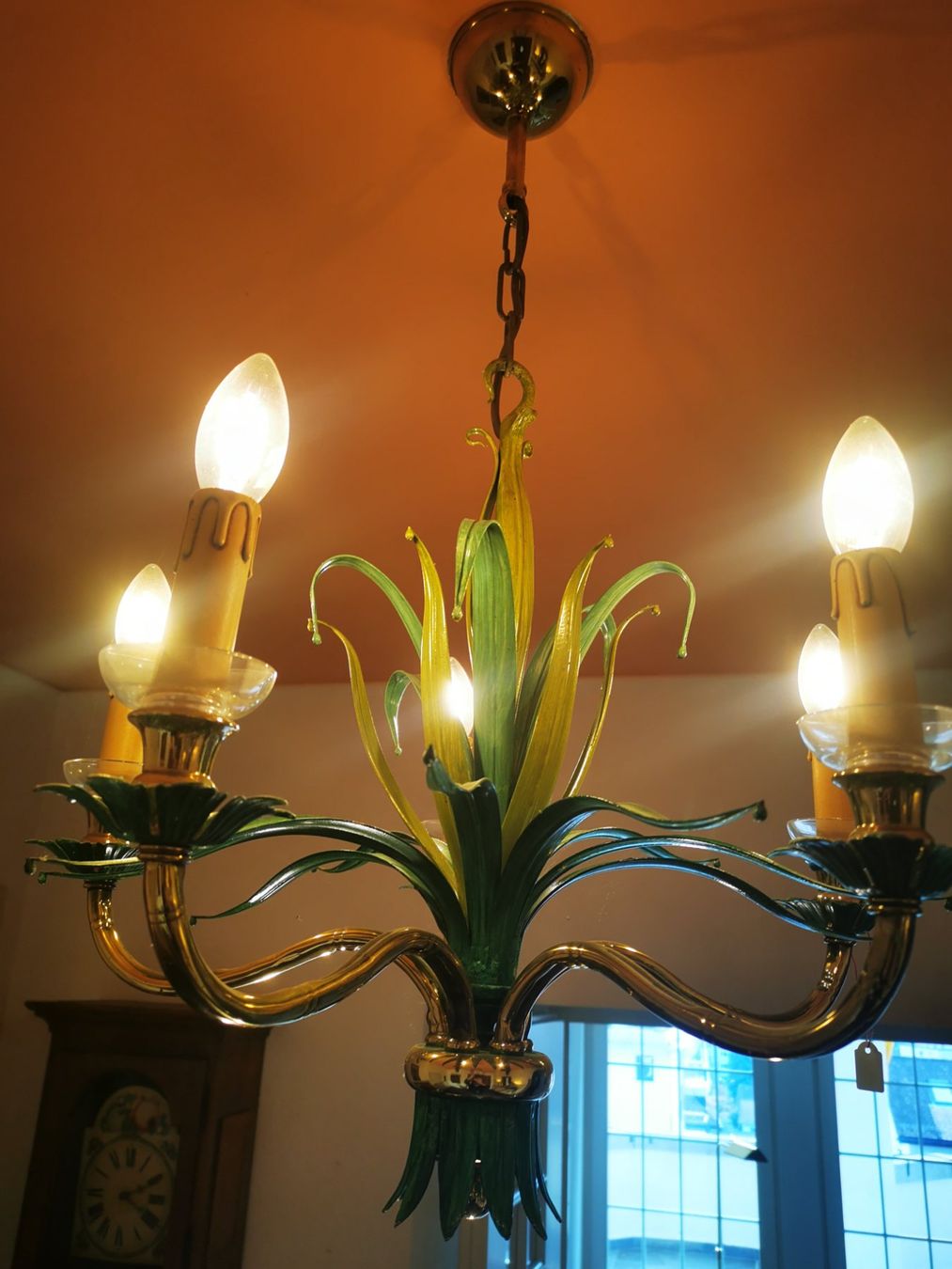 Lampadari & plafoniere: 5-armige florale Deckenlampe Lüster – Usato da Dübendorf venduto da aschiduebendorf 7