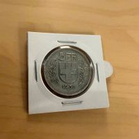 Schweizer Silbermünze 5 Franken 1951