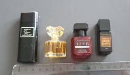 4 Parfüm Flakon Miniaturen  Oscar de la Renta und Gainsboro