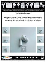 AirPods Pro 2 USB-C Linker A3048 Ersatz Einzeln Fabrikneu