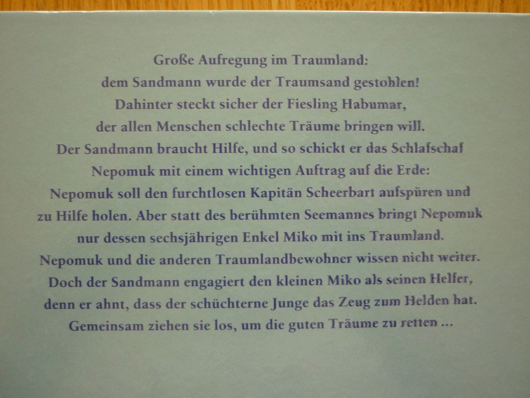 Libri: Das Sandmännchen Abenteuer im Traumland – Usato da Wetzikon ZH venduto da Gerbera5 1