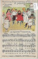 Peter Chocolat - La Ronde to Docteur - Chanson Lied - Litho