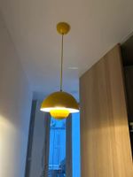 Retro Stil Hängelampe gelb - Top Zustand - Blickfang!