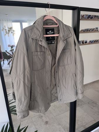 Hollister Übergangs Jacke XS, Grün, Top Zustand für den Frü