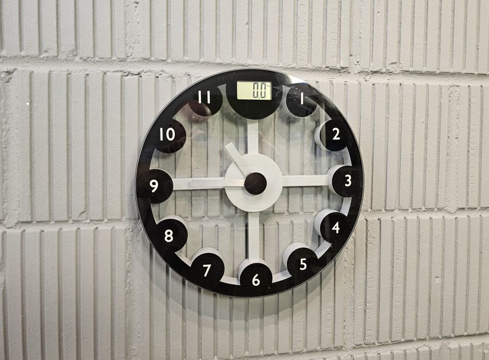 IKEA Anten 2010 Combi Clock-Scale Personenwaage & Wanduhr (Gebraucht ...