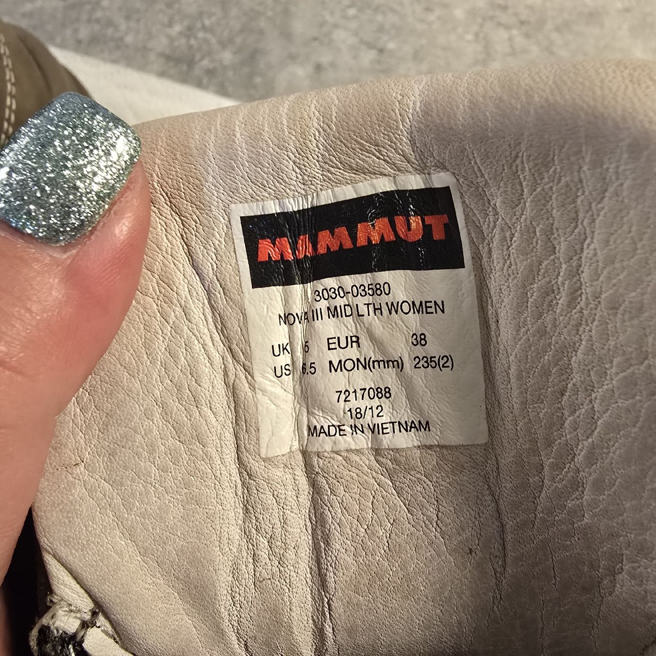 Mammut Scarpe da donna: Mammut Wanderschuh, Grösse 38 – Usato da Boswil venduto da Mistery79090 4