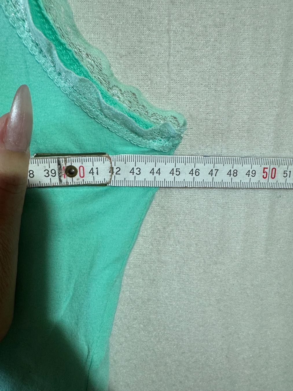 Top: Basic mit Spitze von Gr. M – Nuovo (secondo la descrizione) da Grosswangen venduto da SALE_SALE_SALE 7