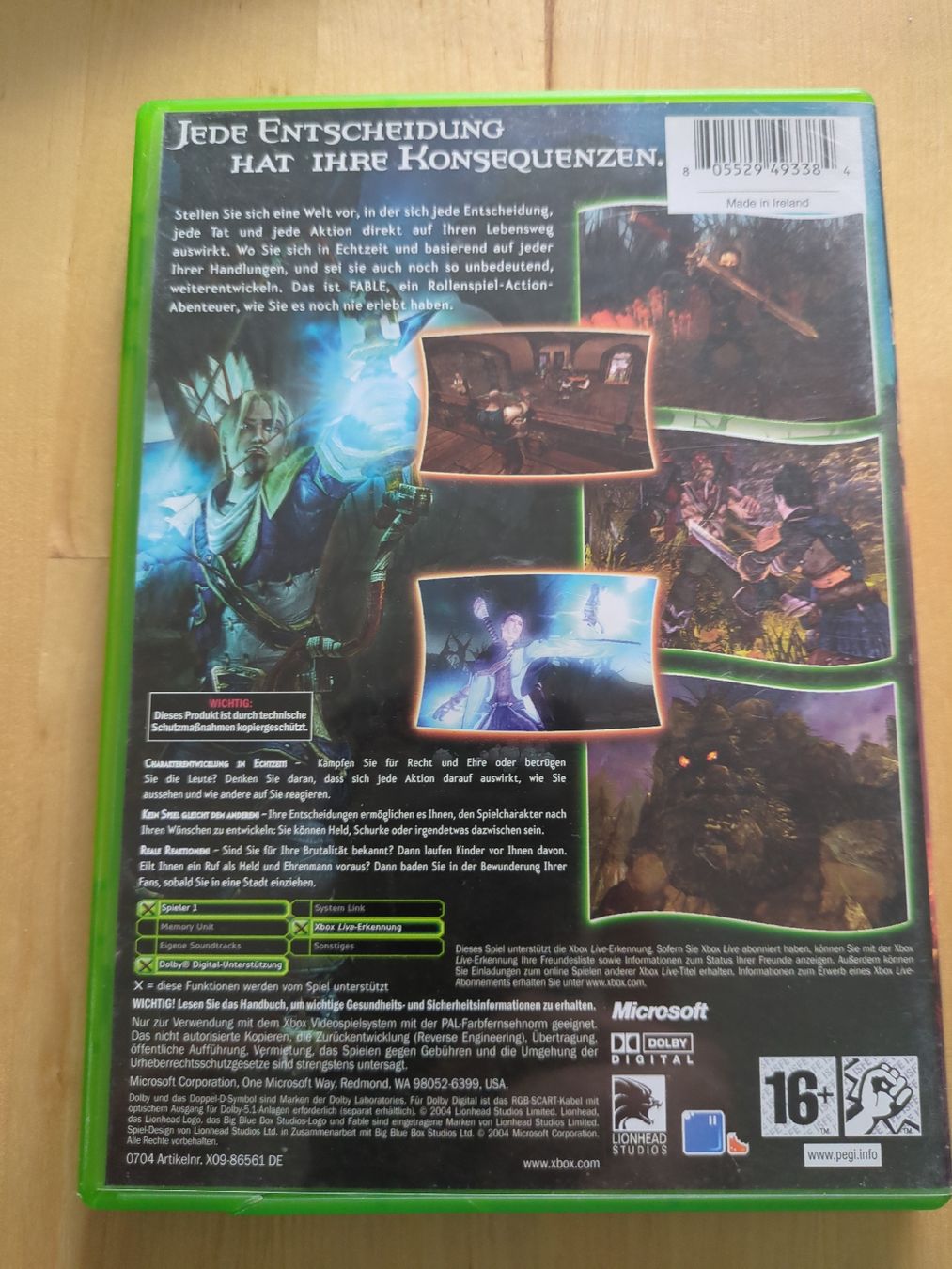 Microsoft Spiele: Spiel Fable Xbox – Gebraucht aus Genève von ims1 2