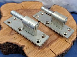 2 Tür Band Kloben, Dorn 1.6cm, Eisen verz. (LOT2435#TBS1)