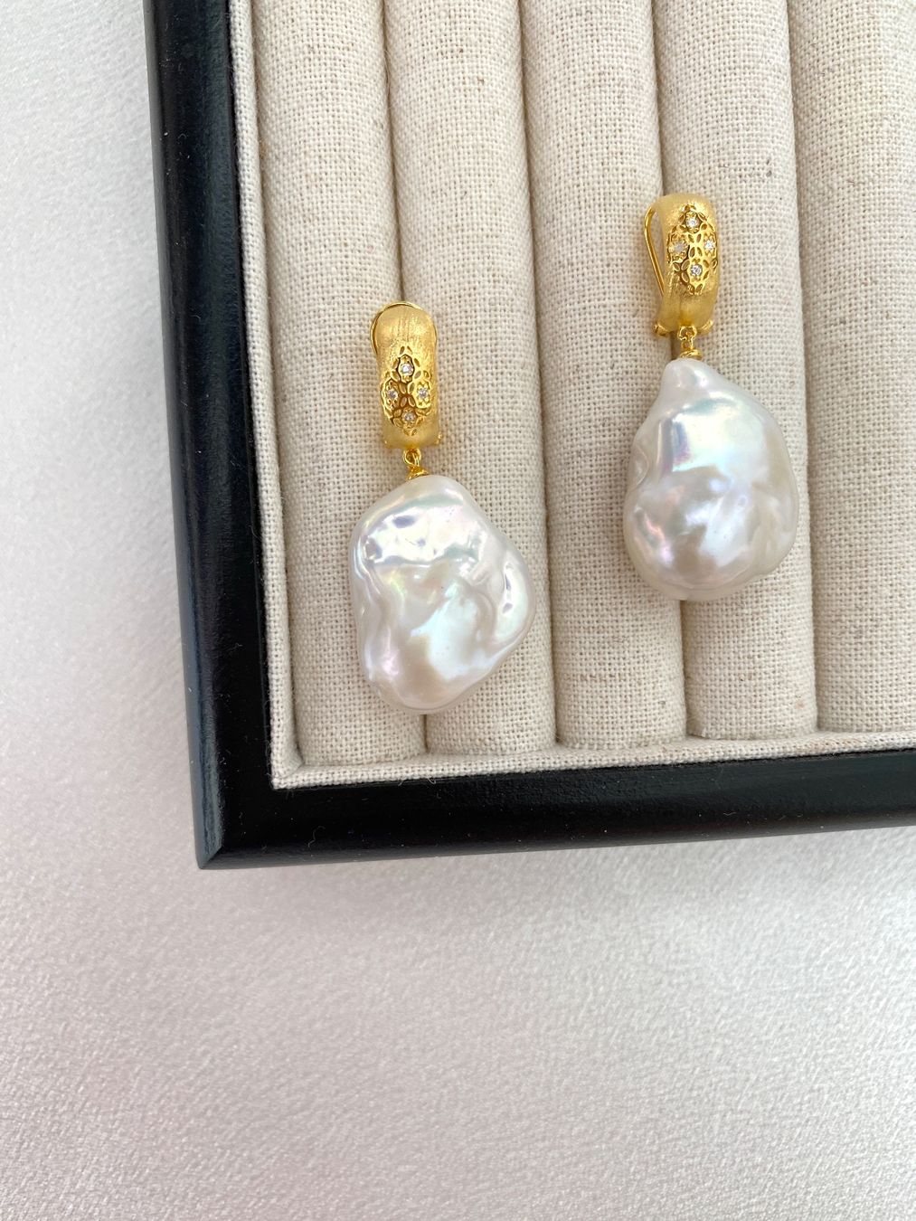 Catenine: Barock Perlen Kette echte Süßwasserperlen – Nuovo e nell'imballaggio originale da Sarnen venduto da Yingsperlen4 6