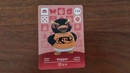 Animal Crossing amiibo Karte, Hopper  Hauke, Nr. 179