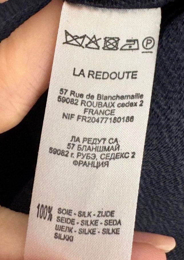 Vanessa Bruno Vestiti: Vanessa Bruno blaues Kleid Seide mit Bindegürtel 34 langarm – Nuovo (secondo la descrizione) da Basel venduto da abo_7yys 6