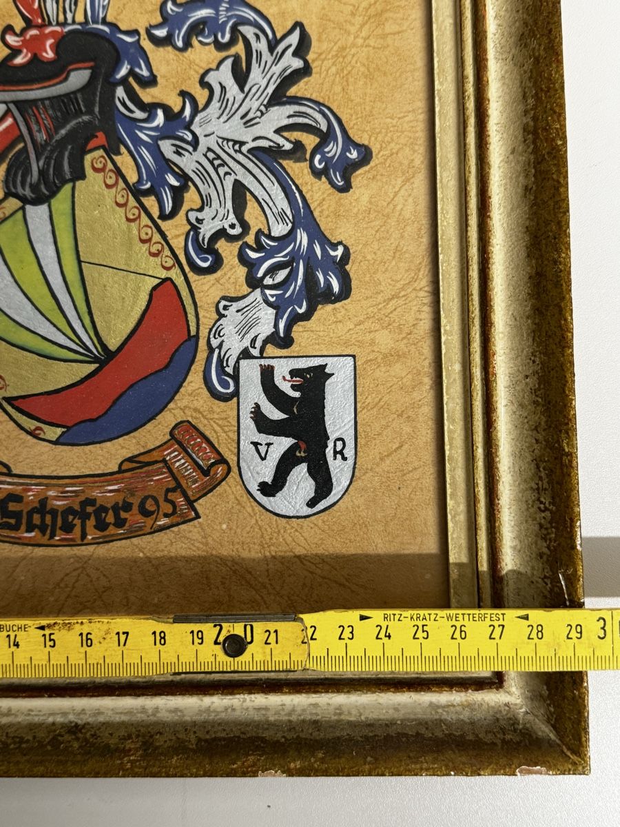 Tableaux: Wappen Sch"efer 95 gerahmt ca. 23x30cm – D'occasion à Zürich par Nobs1 2