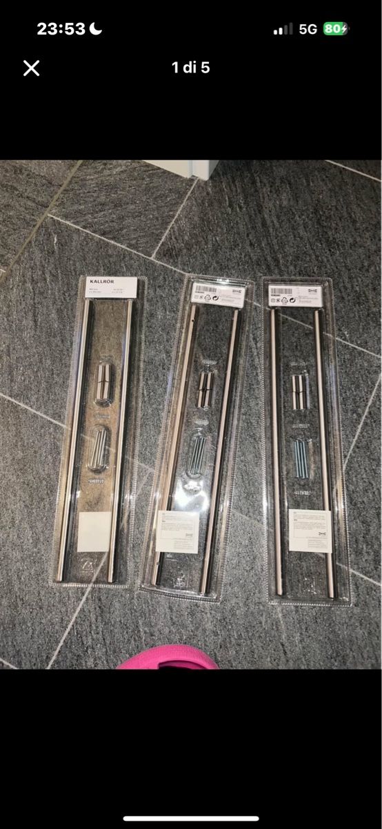 Ikea Ferramenta: Maniglie armadio – Nuovo e nell'imballaggio originale da Aurigeno venduto da Serena.L