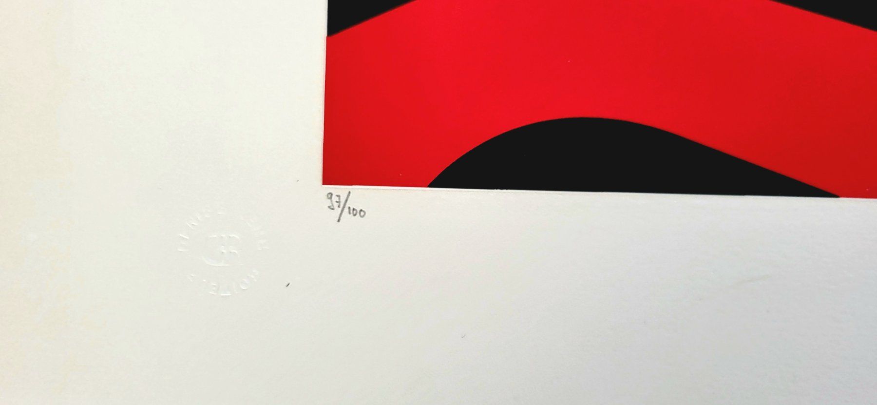 Poster & Bilder: Nicolas Schöffer Farbsiebdruck handsig – Gebraucht aus Baden von Digit6 2