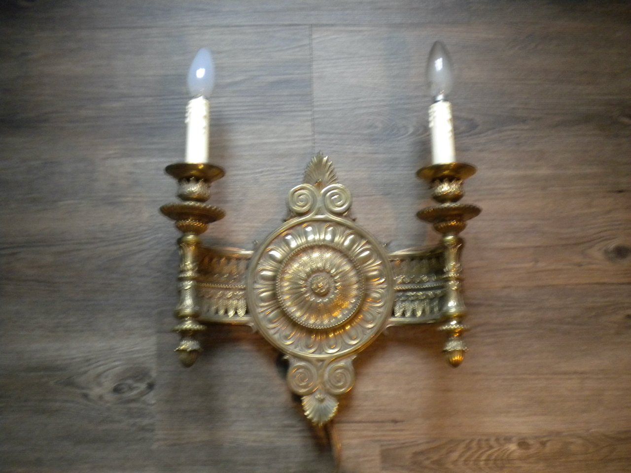 Lampen: Wandleuchter Empire, messing – Gebraucht aus Winterthur von stachelfuss 1