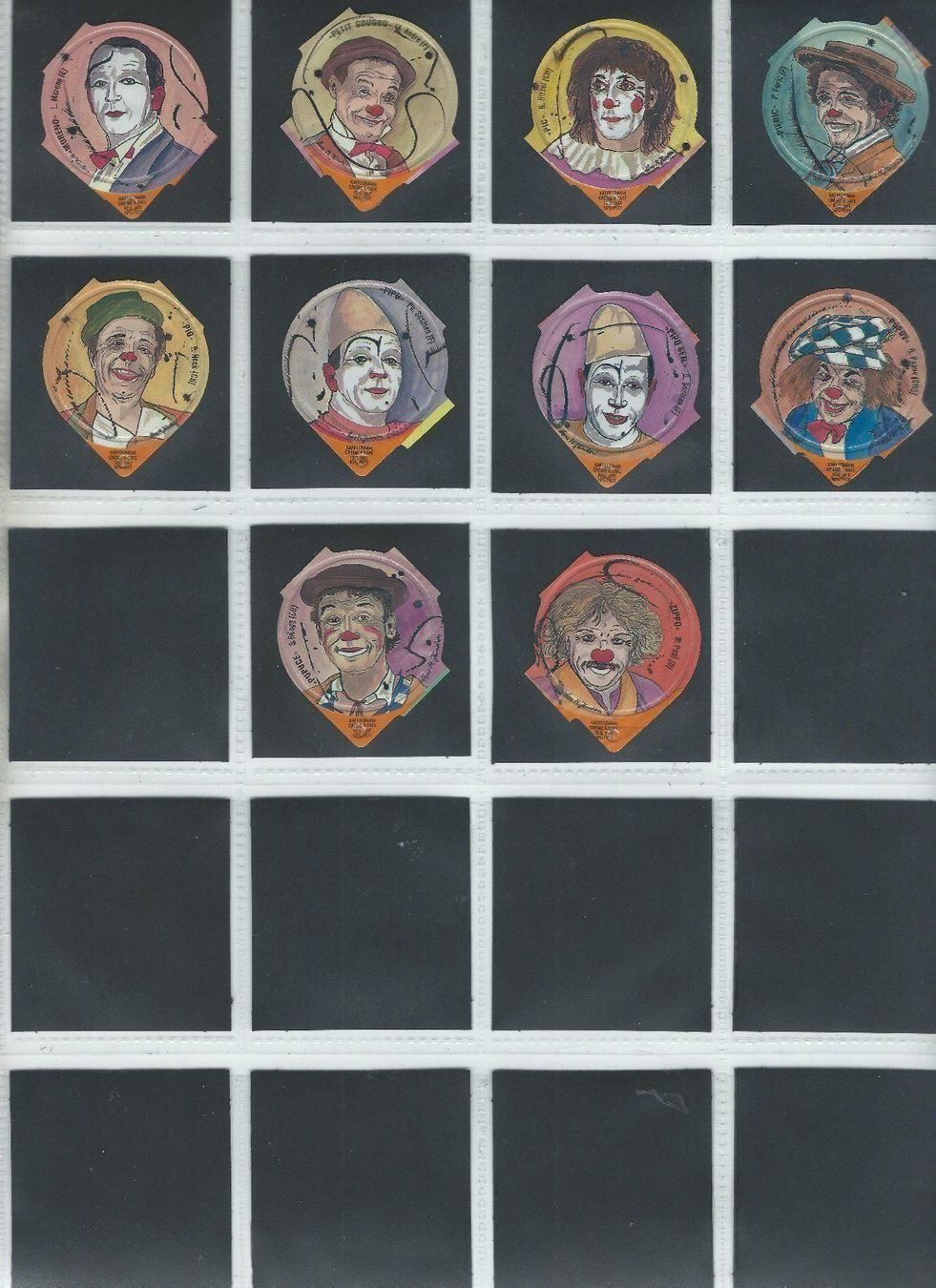 Coperchi dei cremini per caffè: KRD. Clowns 1993 / 80 B – Usato da Hochdorf venduto da KRdeckeli 1