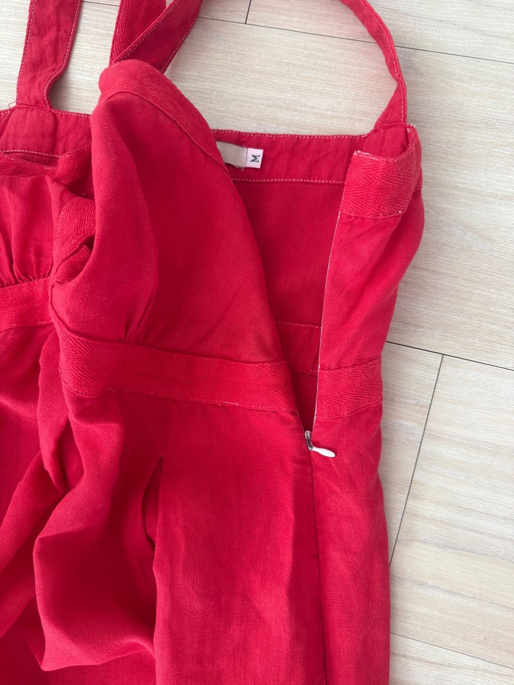 Vestiti: Kleid in Leinen rot Grösse M – Usato da Zollikon venduto da dorean 5