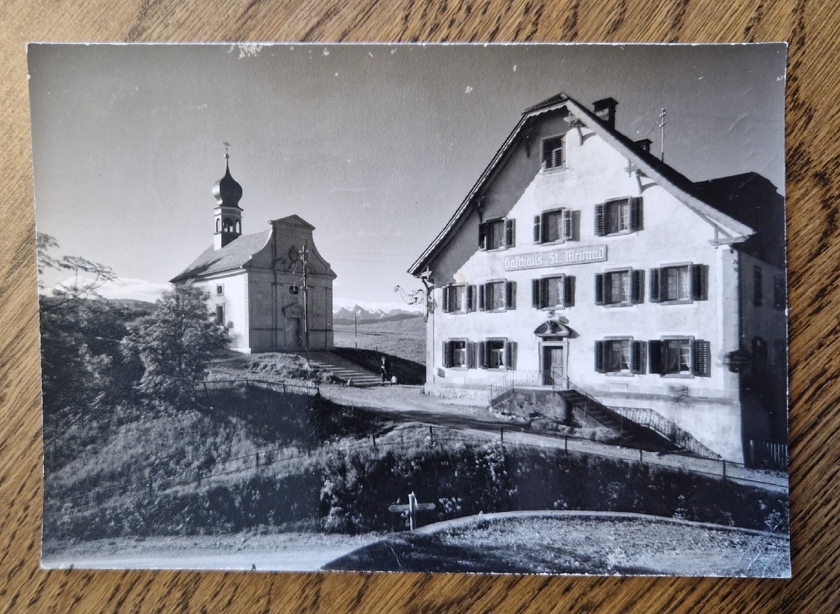 Cartoline postali: Gasthaus St. Meinrad, Etzel 1966 – Usato da Ebikon venduto da Donar50
