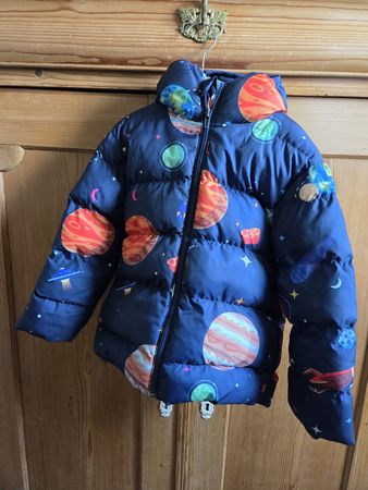 Winterjacke Planeten mit Kapuze Gr. 110