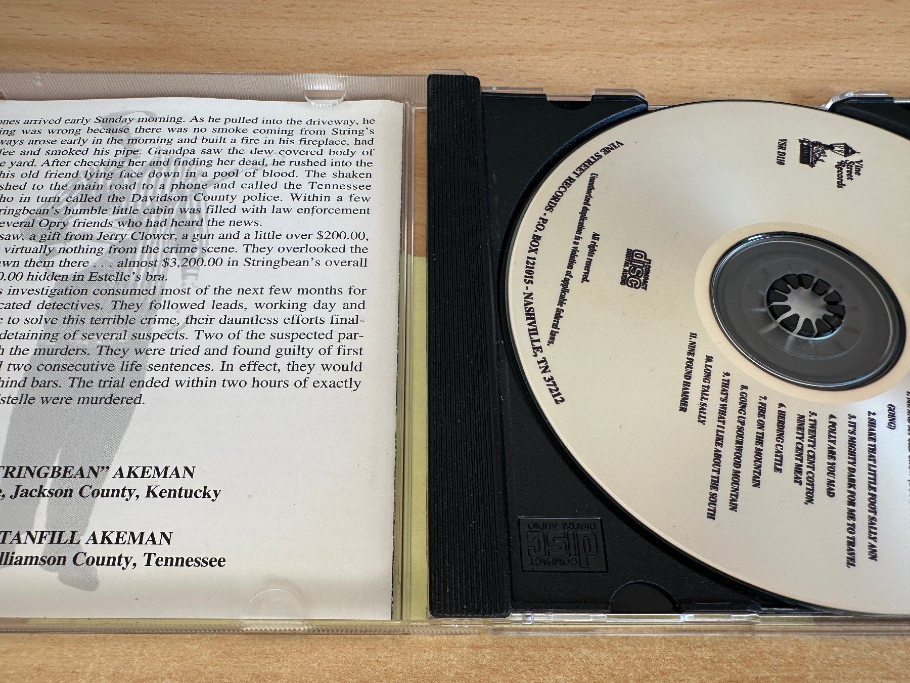 CD: M1 Stringbean – Unforgettable Stringbean – Usato da Rikon im Tösstal venduto da Alpenmutz 2