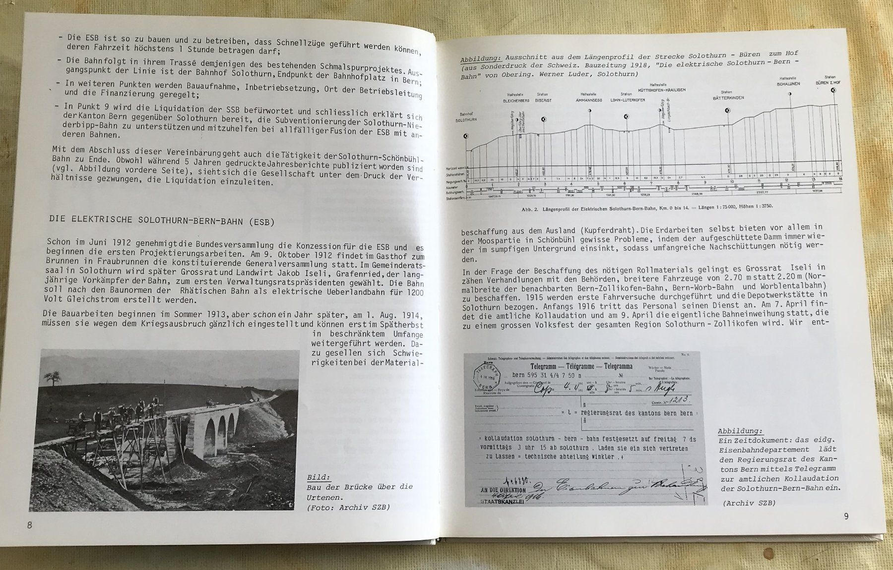 Libri: SOLOTHURN-ZOLLIKOFEN-BERN-BAHN – Usato da Ostermundigen venduto da wini63 2