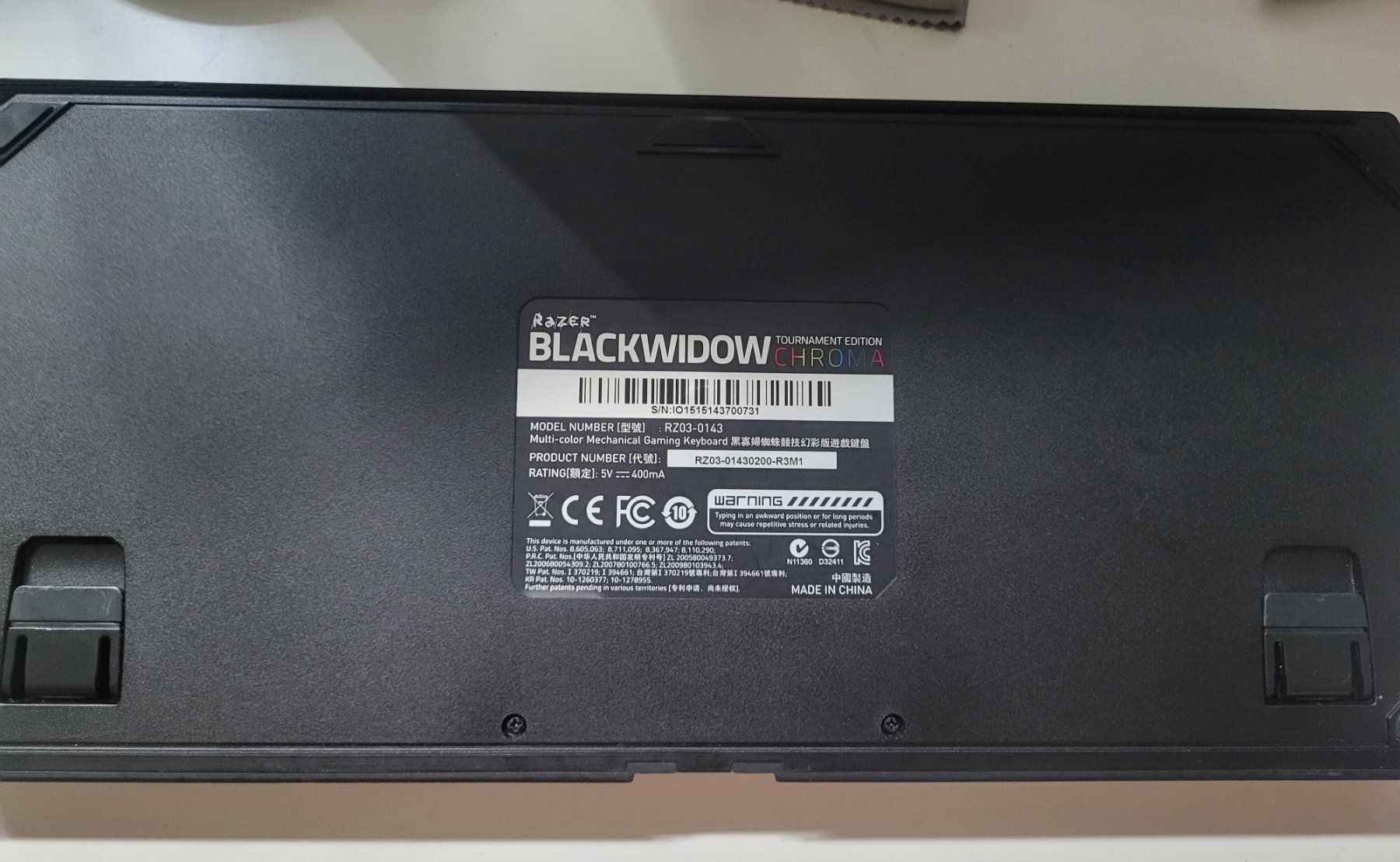 Razer Tastiere: Clavier Razer BlackWidow TE – Usato da Carouge GE venduto da man_9ryt 1