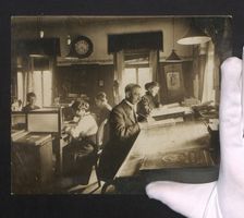 Fotografie Übersetzer bei der Arbeit im