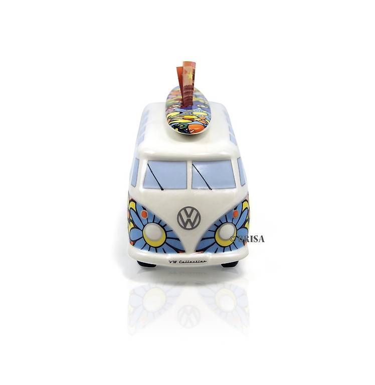Salvadanai: VW Bus Spardose Flowers – Nuovo e nell'imballaggio originale da Altendorf venduto da Philipp82 1