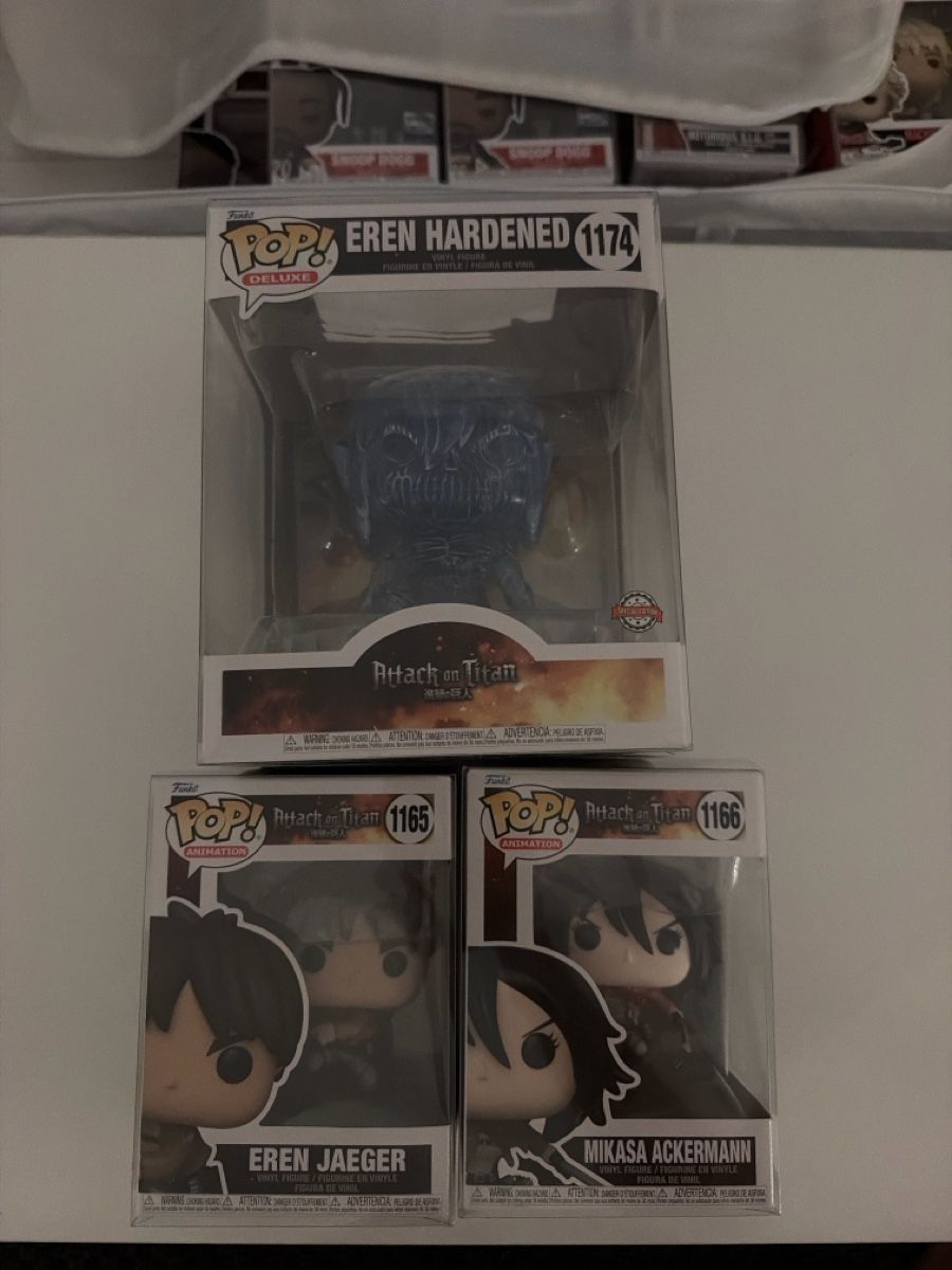 Funko Statuette: Attack on titan funko pop – Usato da S. Antonino venduto da Mc2495