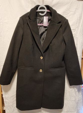 Damenmantel - Blazermantel Gr. 42 schwarz - neu