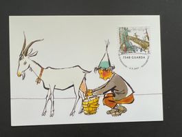 Maximumkarte Schelle-Ursli FDC 2007 (M91)