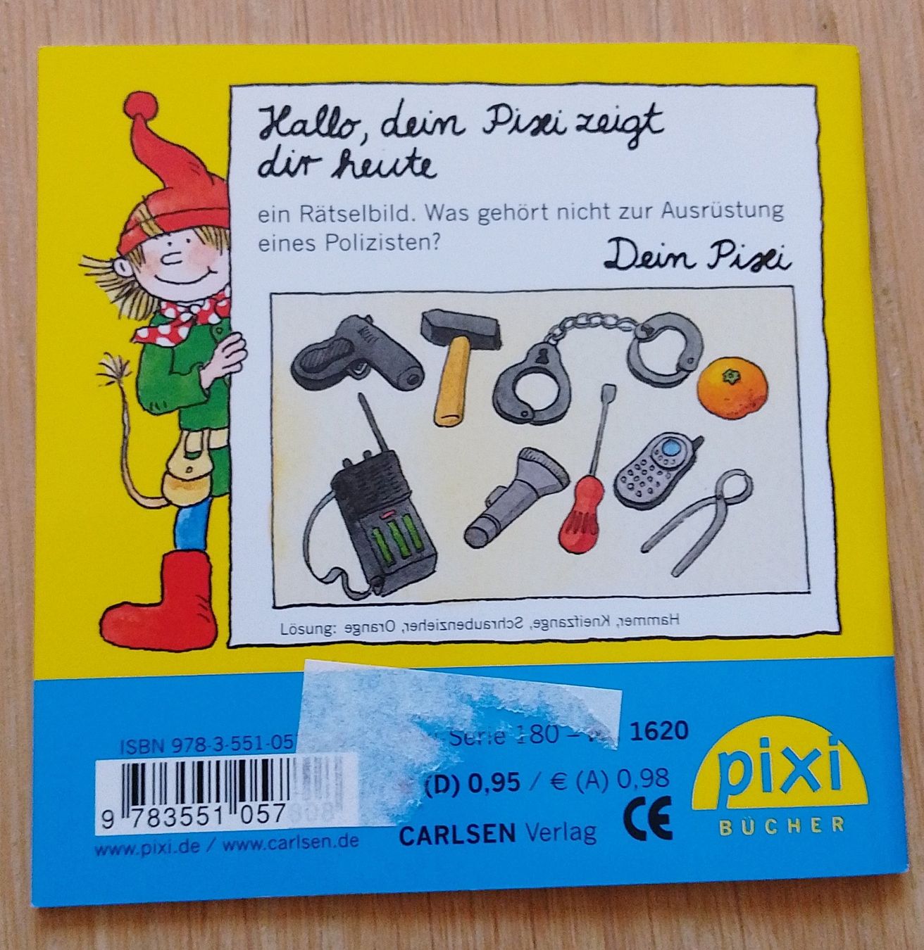 Libri: Pixi Entdecke die Polizei 1620 – Nuovo (secondo la descrizione) da Wohlen AG venduto da salamanderspielwaren 1