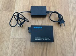 Fiber Media Converter 1000 Base SX/LX RJ45 LAN Ethernet