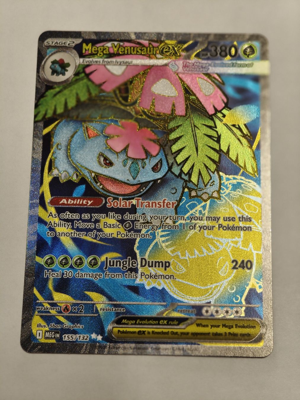 Pokémon Carte collezionabili: Mega Venusaur ex 155/132 – Nuovo (secondo la descrizione) da Therwil venduto da Cordachu_Trade
