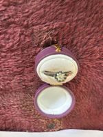 bague argent 800 sertie d'un diamant 0,20ct