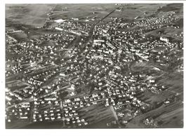Frauenfeld (TG) Stadtansicht - Flugaufnahme  Ballonpost 1959