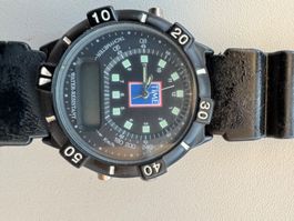 Herren Uhr Timex Tachyeter Digital Analog guter Zustand