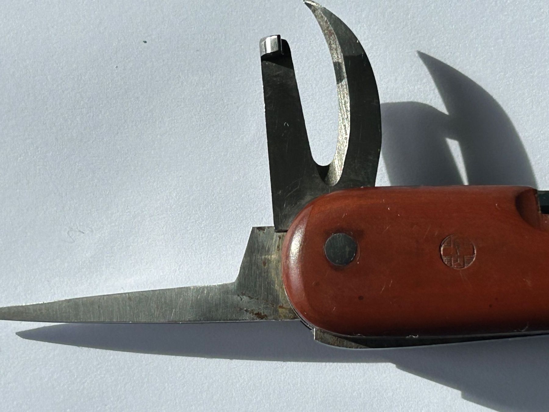 Schweizer Armee Coltelli tascabile: Militär-Sackmesser Elsene 1950 – Usato da Etzelkofen venduto da Botti50 2