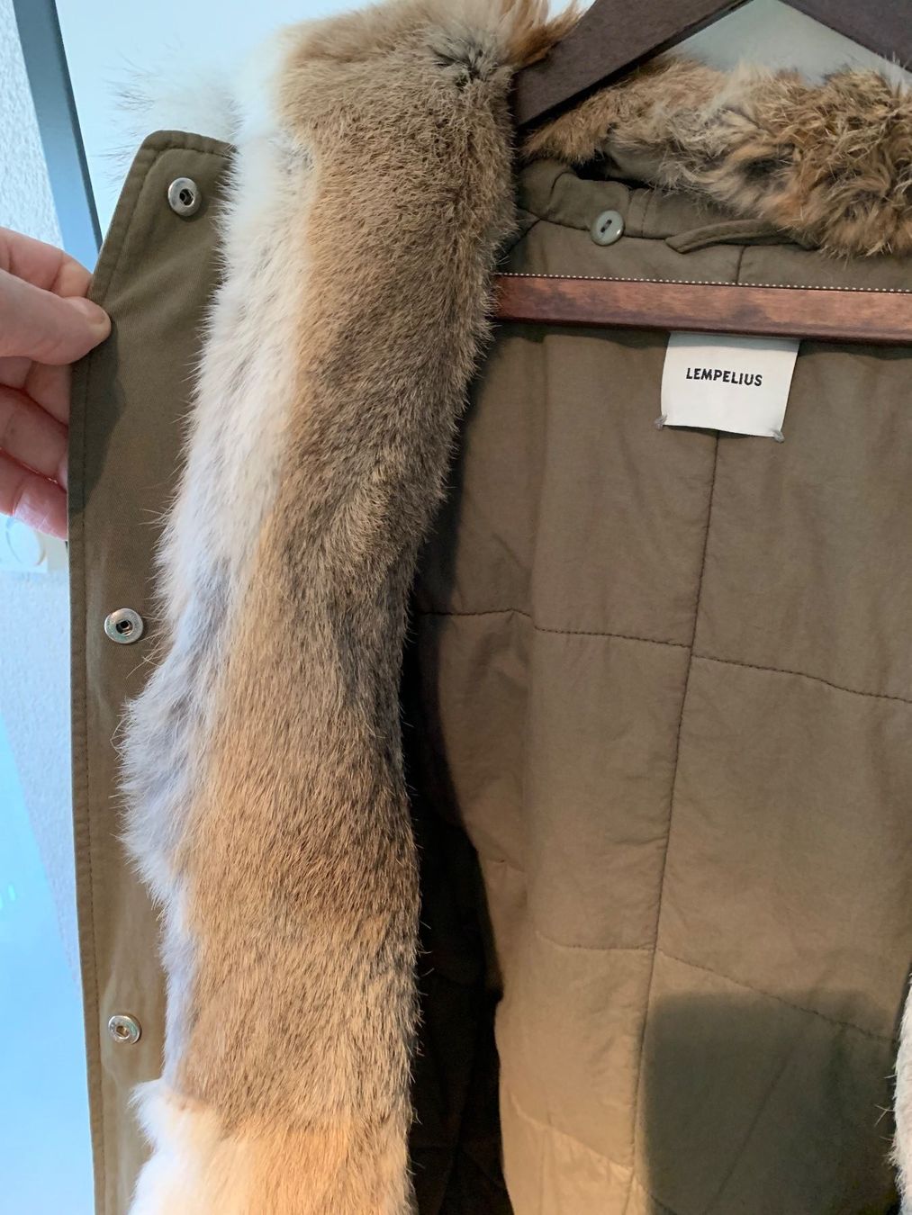 Cappotti: HIGHCLASS Parka mit echtem Fell, LEMPELIUS Berlin, Original – Usato da Rüschlikon venduto da Brixen07 5