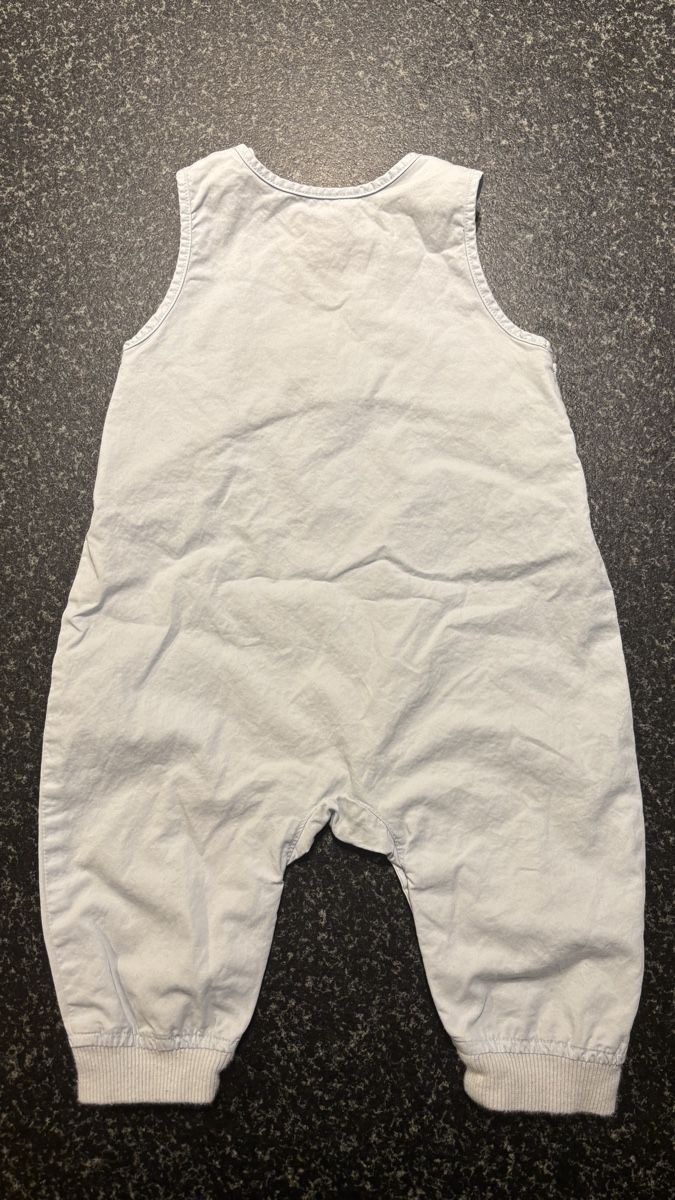 H&M Pagliaccetti: H&M Baby Overall Strampler Gr. 68 hellblau – Usato da Basel venduto da ukhtyy 3