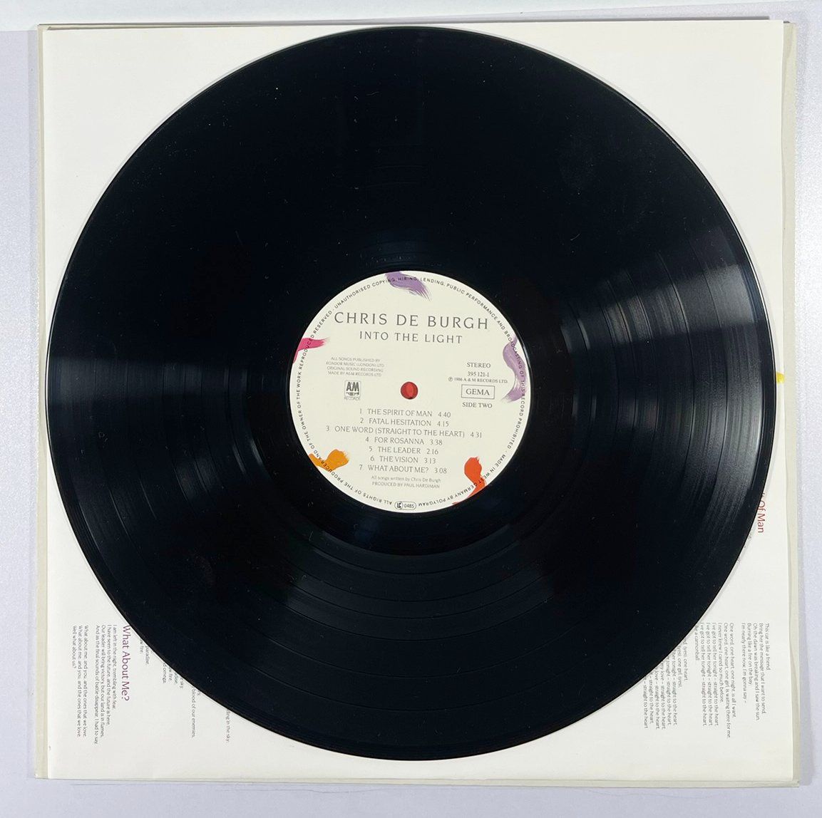Dischi in vinile: LP: CHRIS DE BURGH - Into The Light (1979) – Nuovo (secondo la descrizione) da Frenkendorf venduto da Yard-Sale-2000 4