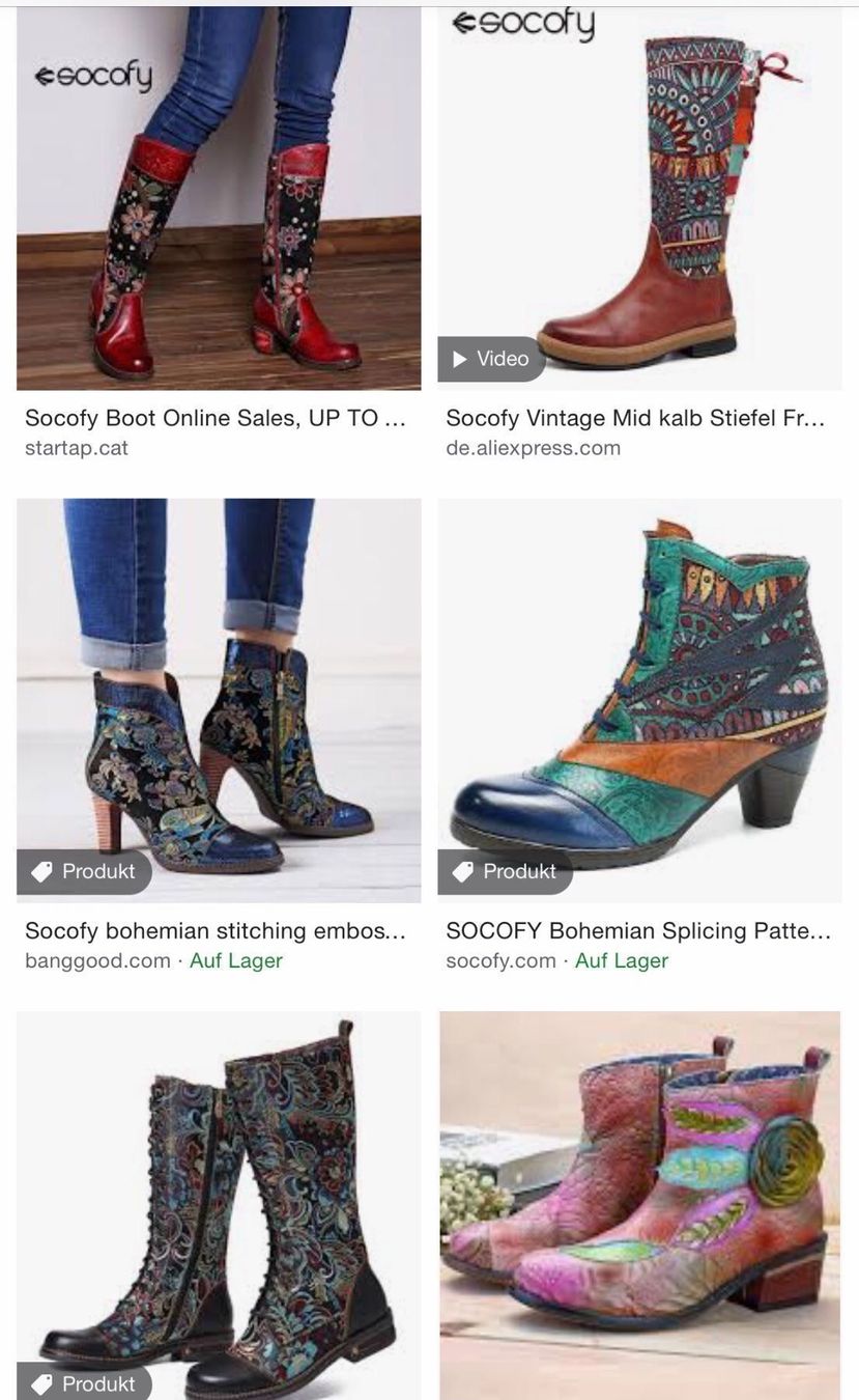 Scarpe da donna: SOCOFY Chunky Heel Stiefeletten – Nuovo e nell'imballaggio originale da Glattpark-Opfikon venduto da Anahita-R 6