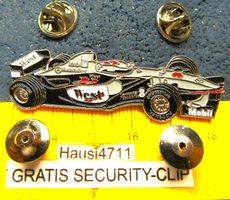 FORMEL1 MERCEDES WEST RACING-CAR 2NÄGEL-PIN GEPRÄGT 55mmLANG