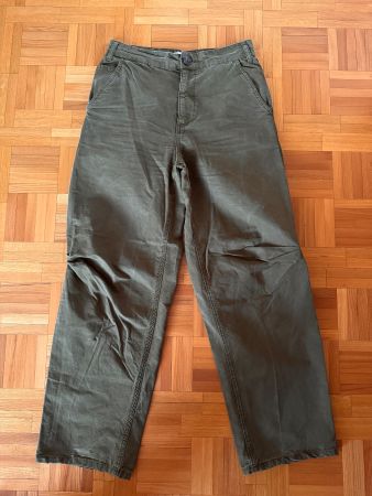 Pantalon Zara kaki ample, taille 36 - style décontracté
